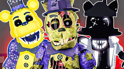 I Found Secret Character Golden Freddy and Springtrap in Roblox 