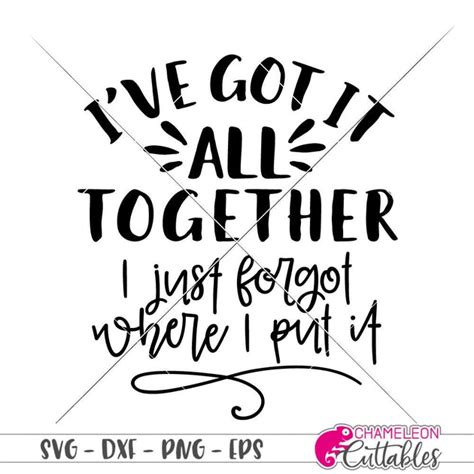 Download I Got It All Together I Just... DXF Files
