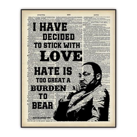 I Have Decided To Stick To Love