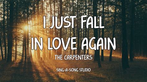I Just Fall In Love Again Lyrics