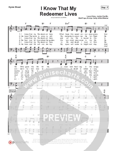 I Know That My Redeemer Lives