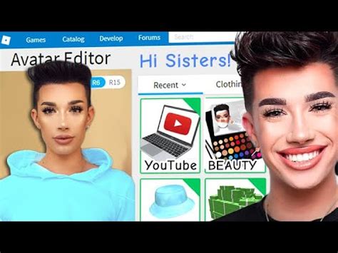 I Made James Charles a Roblox Adopt Me Account! - YouTube