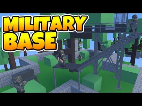I Made a MILITARY BASE in Roblox BedWars - YouTube