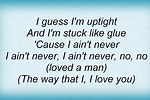 I Never Loved a Man Lyrics