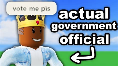 I Spoke to the US GOVERNMENT on Roblox - YouTube