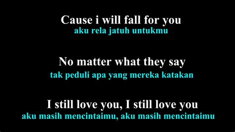 I Still Love You Arti Bahasa Indonesia