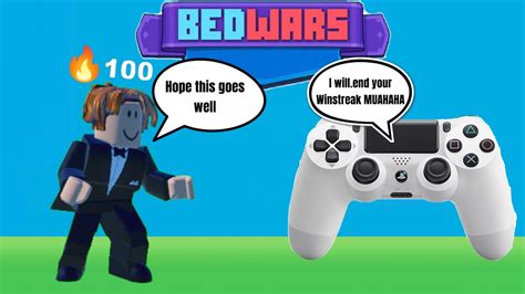 I became a controller player in Roblox Bedwars.. - YouTube