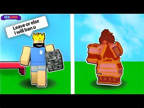I disguised as the OWNER in Roblox Bedwars.. - YouTube