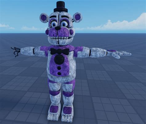 I made a Count The Ways Funtime Freddy model in Roblox. Or 