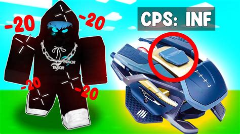 I secretly used INFINITE CPS in Roblox Bedwars.. - YouTube