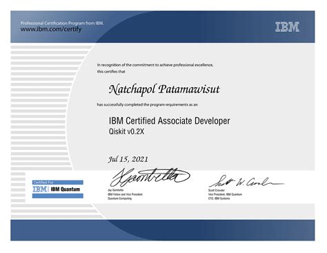 IBM Quantum Developer Certification