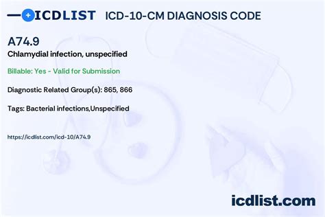 ICD 9 Code for Chlamydia: Specific Diagnoses