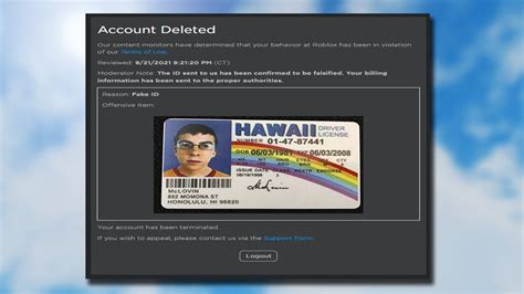 ID Card - Roblox