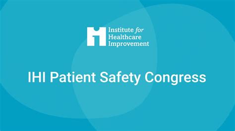 IHI Approach to Patient Safety Officer Training