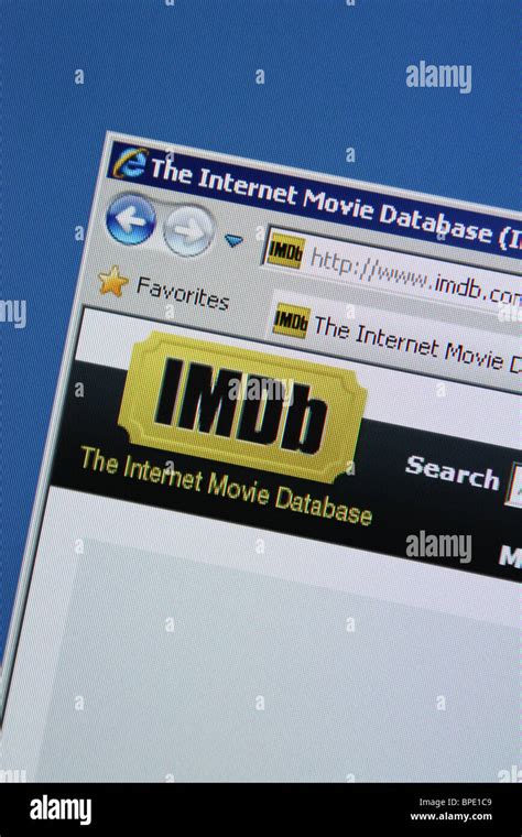 映画データベースIMDbの検索画面をイメージした画像