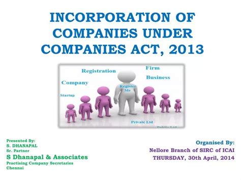 INCORPORATION OF A COMPANY UNDER NEW COMPANIES ACT 2013