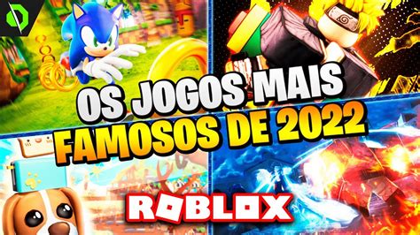 INCRÍVEIS! TOP 10 JOGOS MAIS FAMOSOS do ROBLOX em 2022 