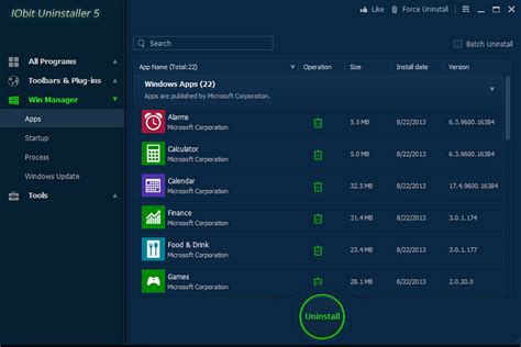 IOBit Uninstaller or PC Decrapifier