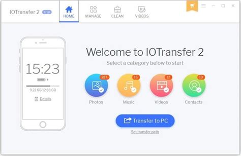 IOTransfer 2 iPhone and iPad Management Software for Windows