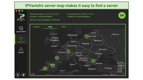 IPVanish server locations