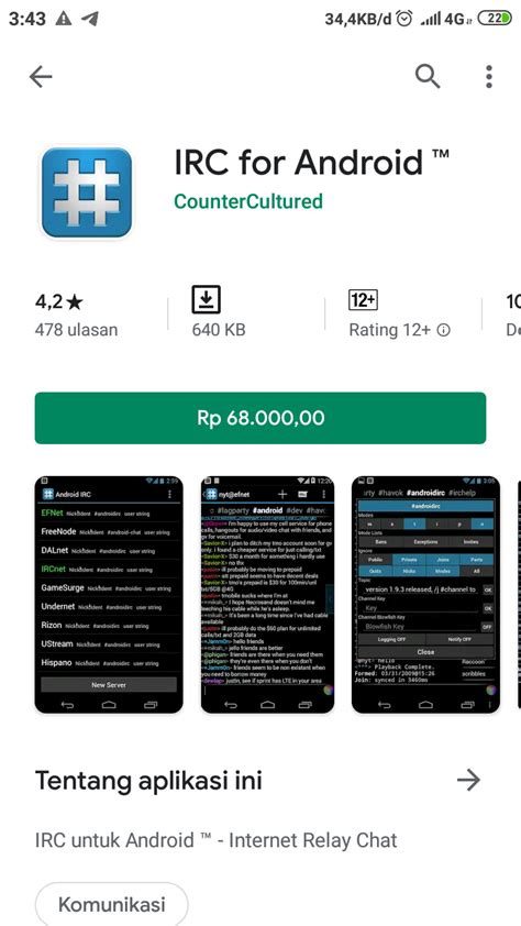 IRC untuk Android di Indonesia