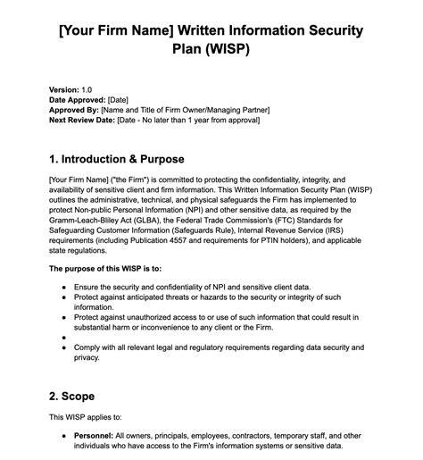 Irs Wisp Template Download