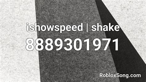 IShowSpeed Roblox ID