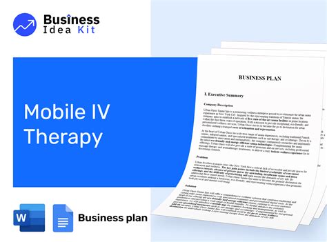 IV Therapy Business Plan Components