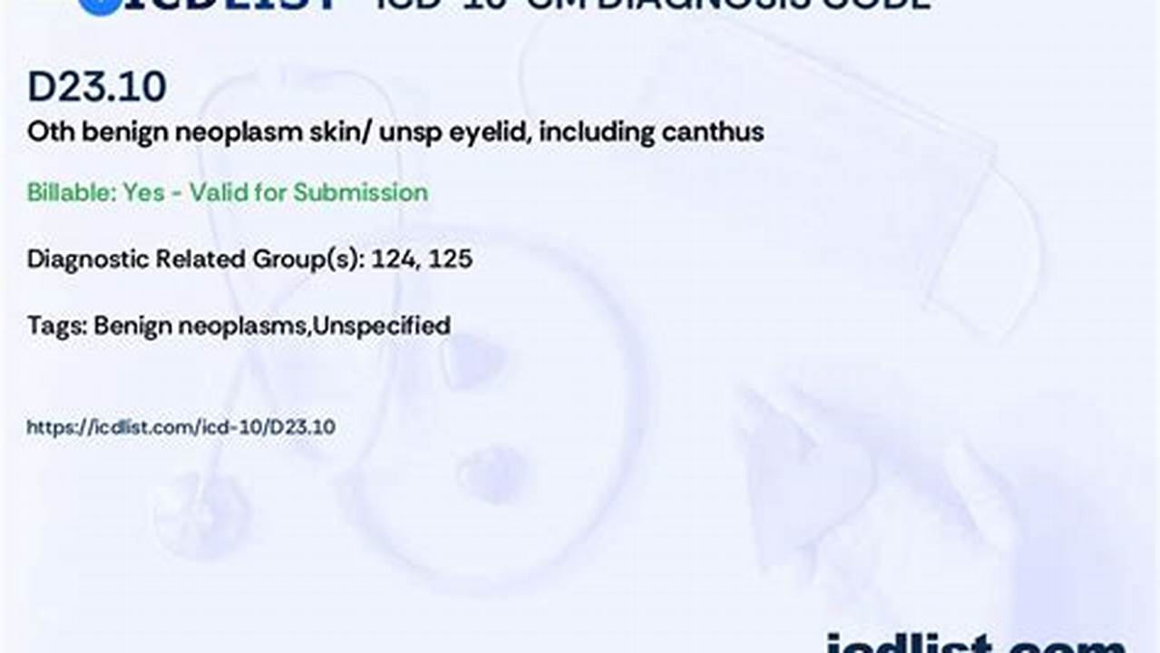 Icd 10 Code D23