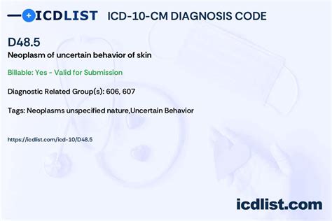 Discover Hope for Skin Neoplasms with a Promising New ICD-10 Code