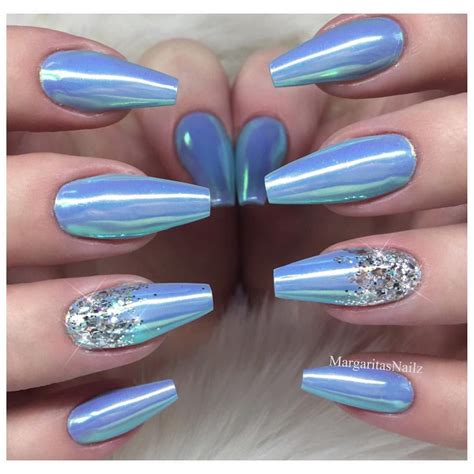 Ice Blue Chrome Nails: The Latest Trend In Nail Art