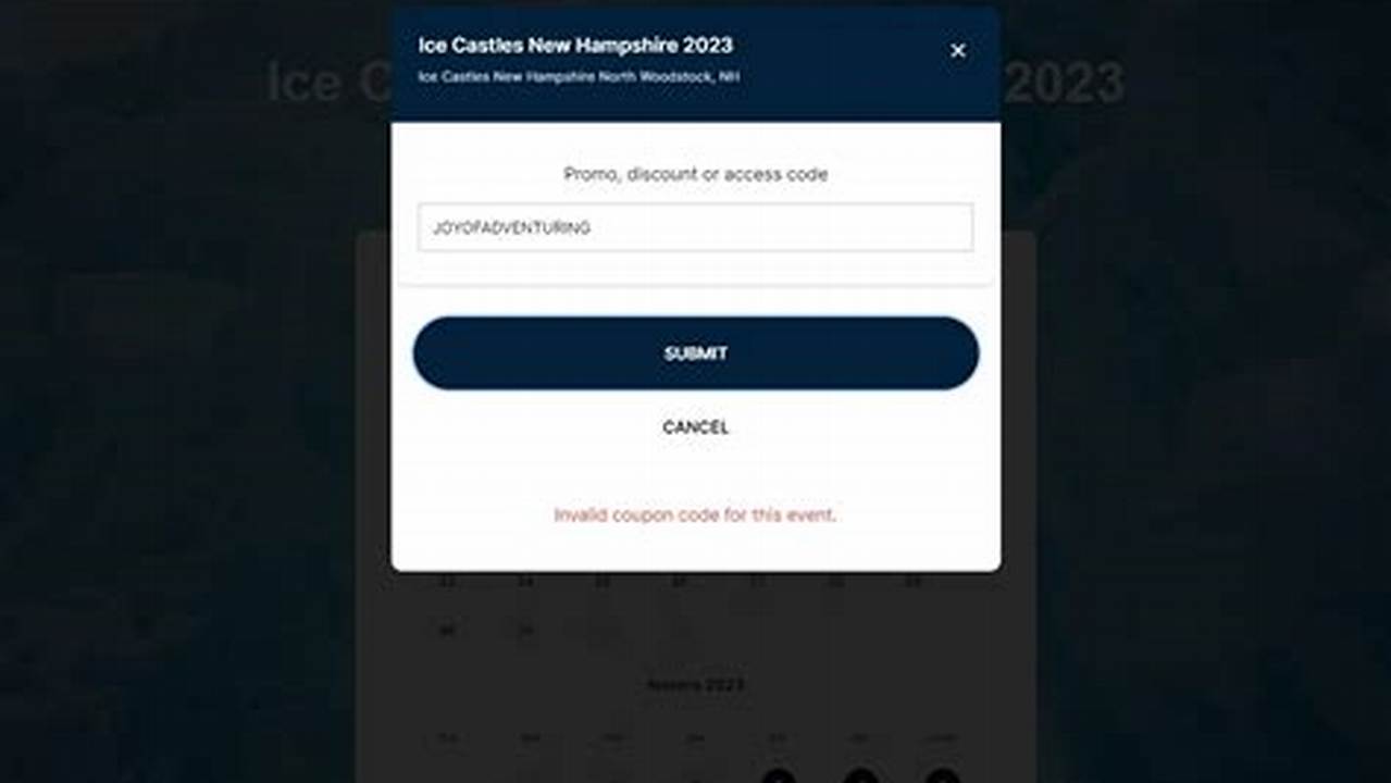 Ice Castles Promo Code 2024