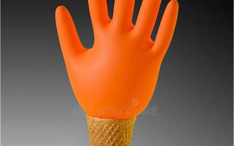 Ice Cream Cone Glove For Advertising