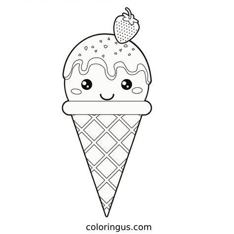 Ice Cream Color Page