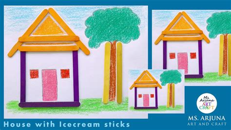Ice Cream Stick 2d House