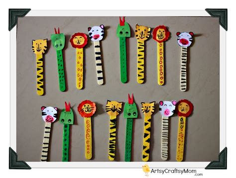 Ice Cream Stick Diy Bookmark
