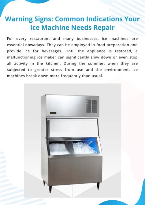 Ice Maker Repair Tampa: Warning Signs