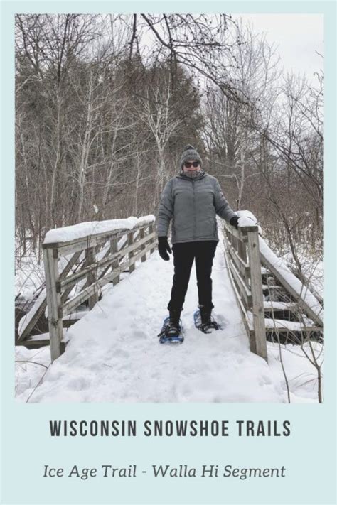 Ice snowshoe trail