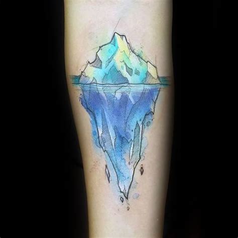 50 Iceberg Tattoos For Men Floating Ice Design Ideas