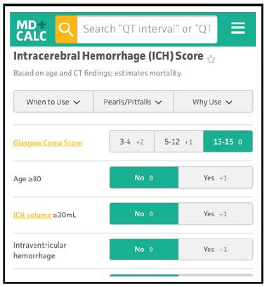 Ich Score Calculator