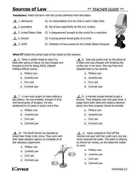 Icivics Worksheet P 2 Answers