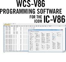 Efficient programming with Icom IC-V86 software: get yours today!