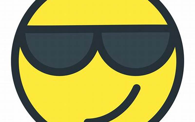 Icon Of Smiling Face With Sunglasses
