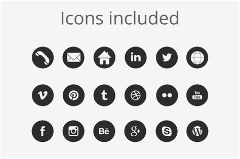 Icon Pack Free Downloadable Free Resume Icons