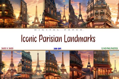 Iconic Parisian landmarks