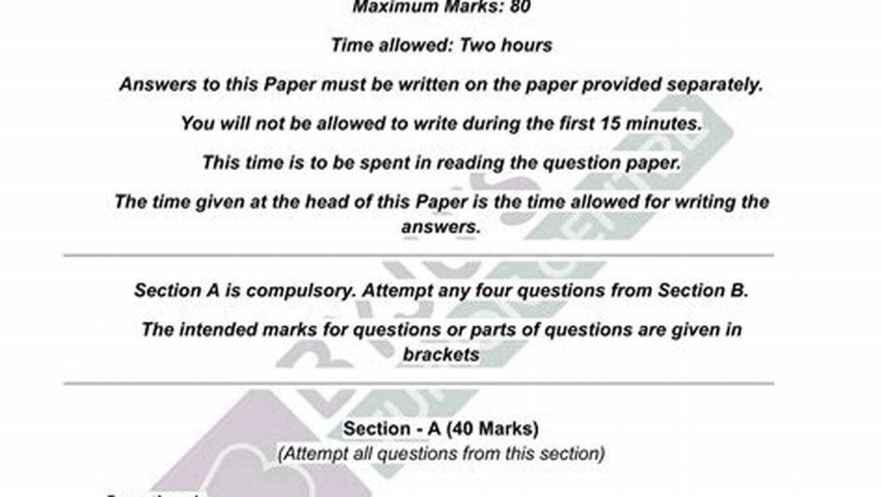 Icse 2025 Question Paper Science