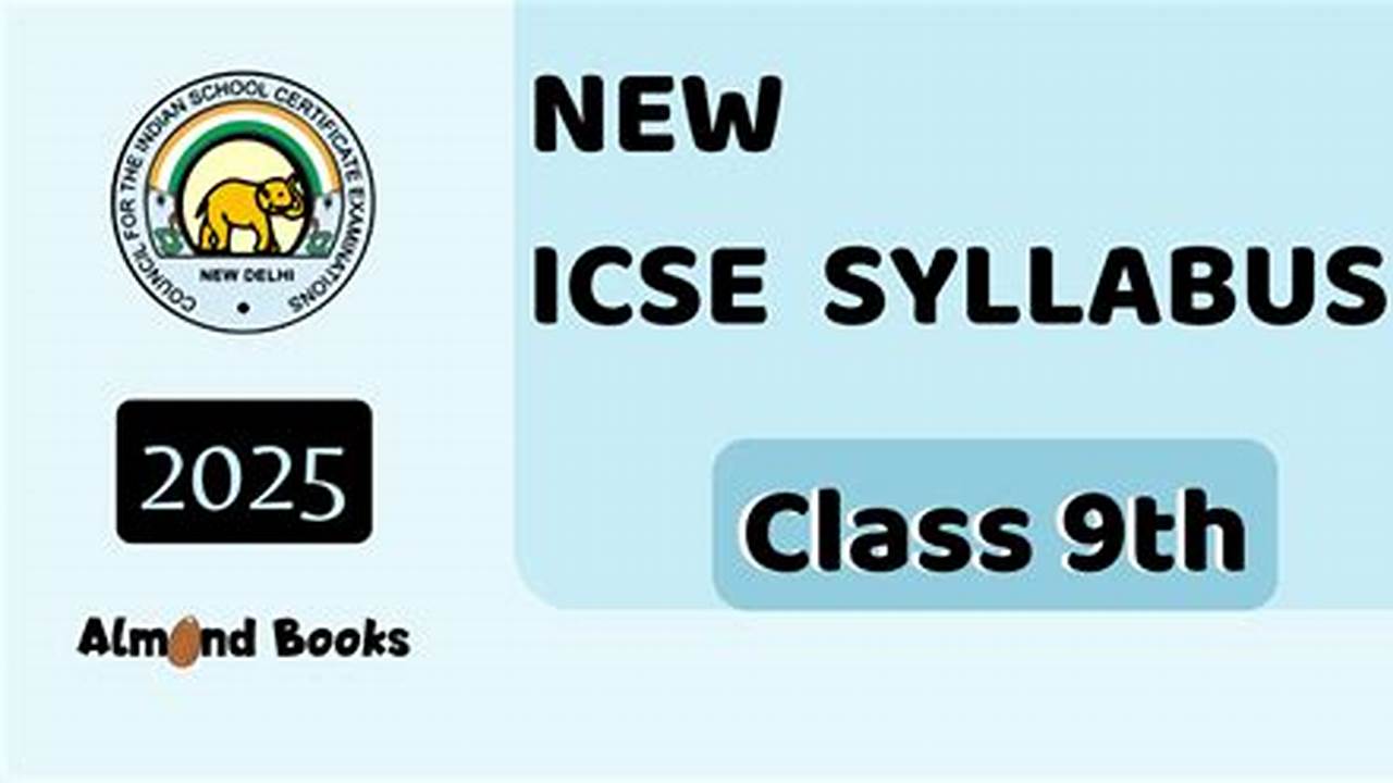 Icse 2025 Syllabus