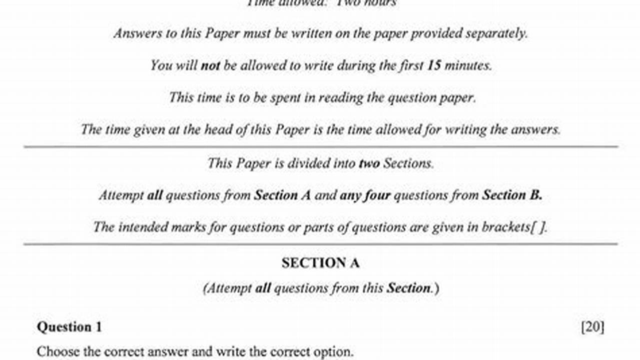 Icse Computer Applications Specimen Paper 2024 Has Been Published By Cisce., 2024