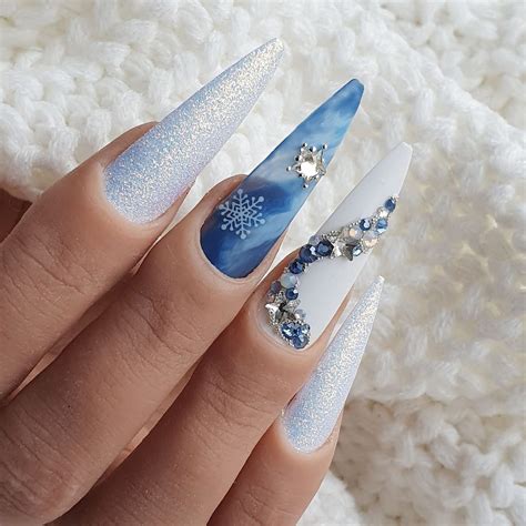 Icy Crystal Nails