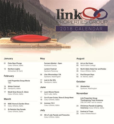 Idaho Events Calendar